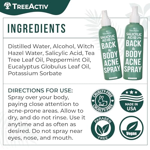 Salicylic Acid Acne Spray for Back & Body