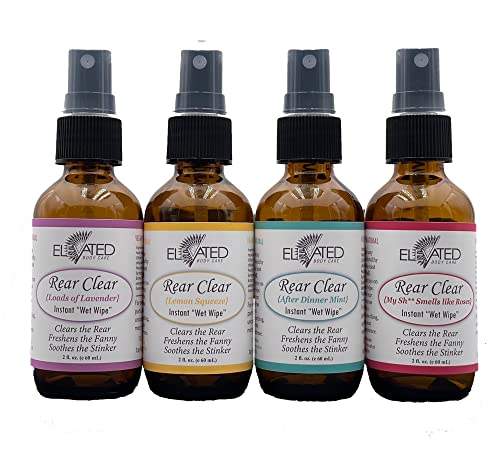 ELEVATED Rear Clear - Rose Scented Toilet Spray