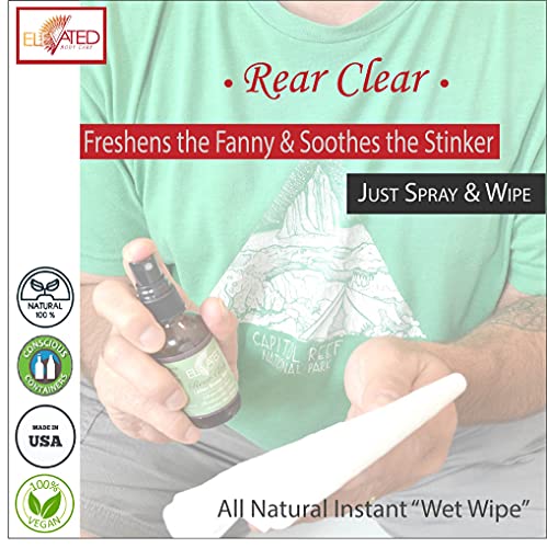 ELEVATED Rear Clear - Rose Scented Toilet Spray