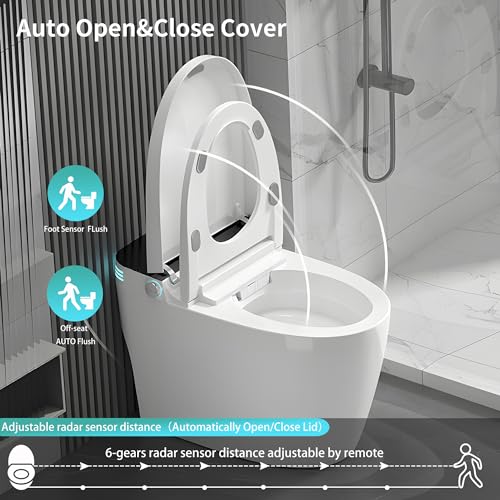 Luxury Smart Toilet with Bidet and Heated Seat