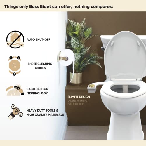Boss Bidet Revolution Plus: Non-Electric Dual Nozzle System