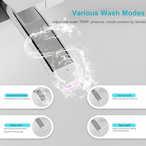 Luxury Smart Toilet with Bidet and Heated Seat