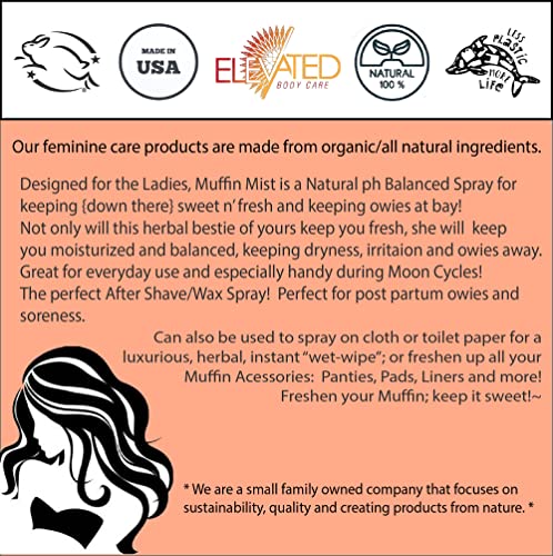 Ylang Ylang Feminine Mist- Organic, Soothing, Herbal Infused