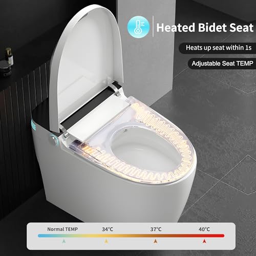 Luxury Smart Toilet with Bidet and Heated Seat