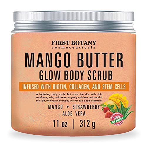 Natural Mango Butter Scrub with Biotin & Collagen