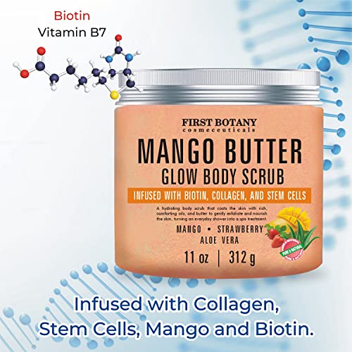Natural Mango Butter Scrub with Biotin & Collagen