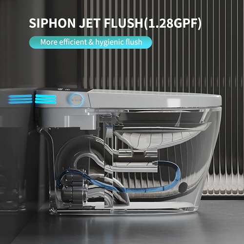 Luxury Smart Toilet with Bidet and Heated Seat