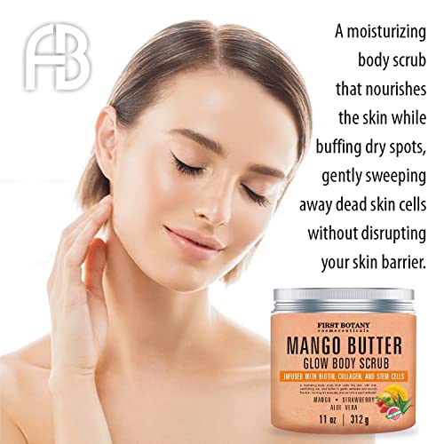 Natural Mango Butter Scrub with Biotin & Collagen