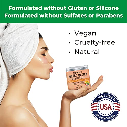 Natural Mango Butter Scrub with Biotin & Collagen