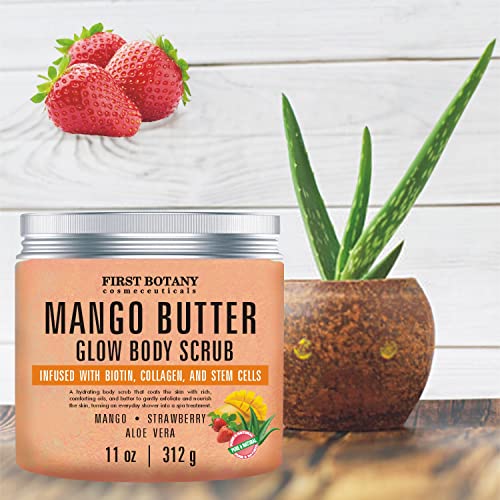 Natural Mango Butter Scrub with Biotin & Collagen