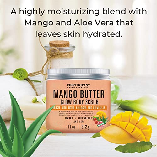 Natural Mango Butter Scrub with Biotin & Collagen