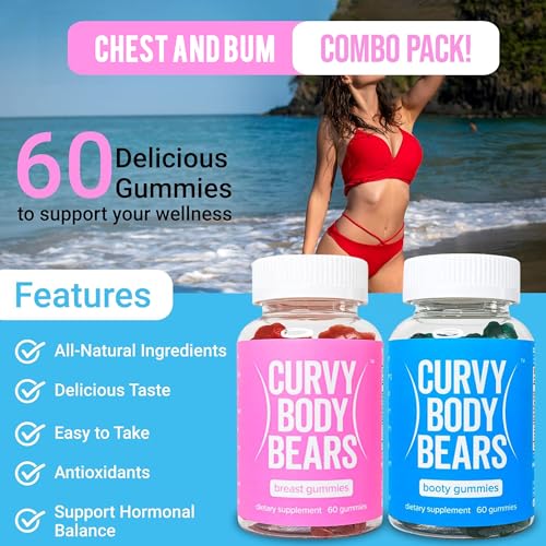 Curvy Body Bears Bum & Chest Gummies Combo