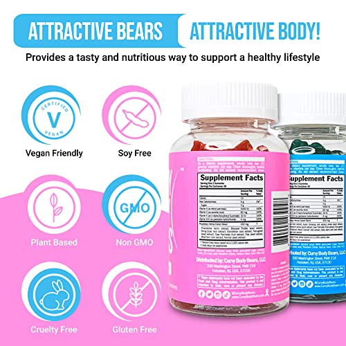 Curvy Body Bears Bum & Chest Gummies Combo