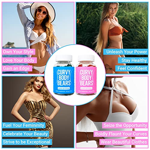 Curvy Body Bears Bum & Chest Gummies Combo