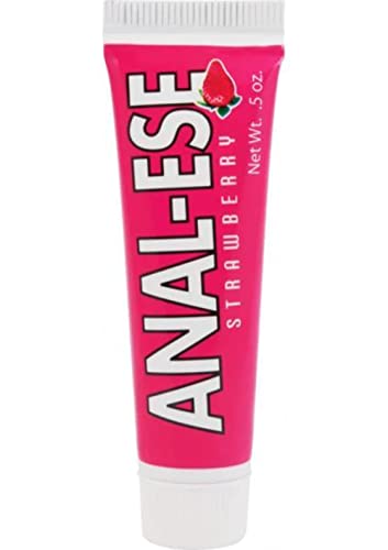 Strawberry-flavored desensitizing gel for anal use