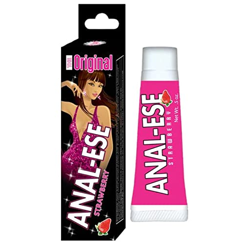Strawberry-flavored desensitizing gel for anal use
