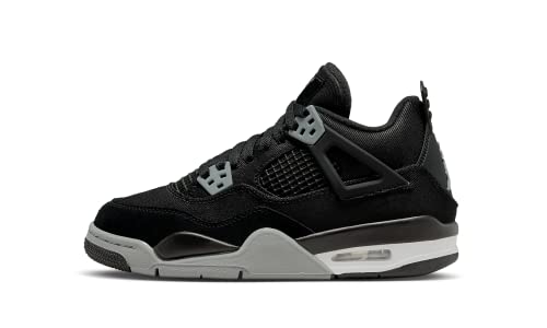 Jordan Youth Air 4 GS Black Canvas - 4Y