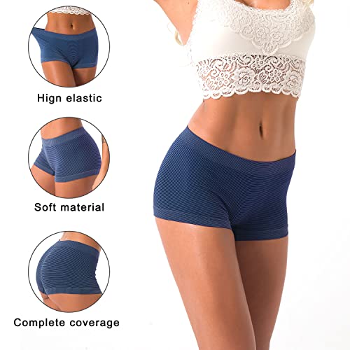 DEEP TOUCH Women's Seamless Boyshort Butt Cleaner Pack