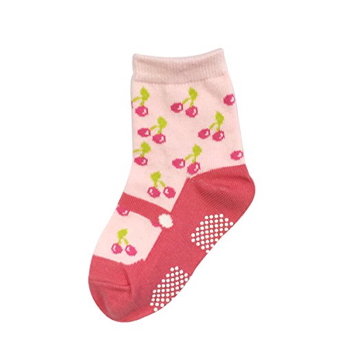 Fruity Mary Janes Non-Slip Socks for Baby Girls