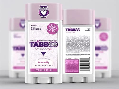 TABBOO Hygiene Stick | All Natural Butt Deodorant