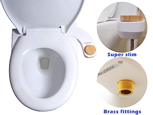 Left Hand Bidet Attachment with Dual Nozzles