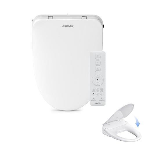 Aquatiz Auto Bidet Toilet Seat: Warm Water & Air
