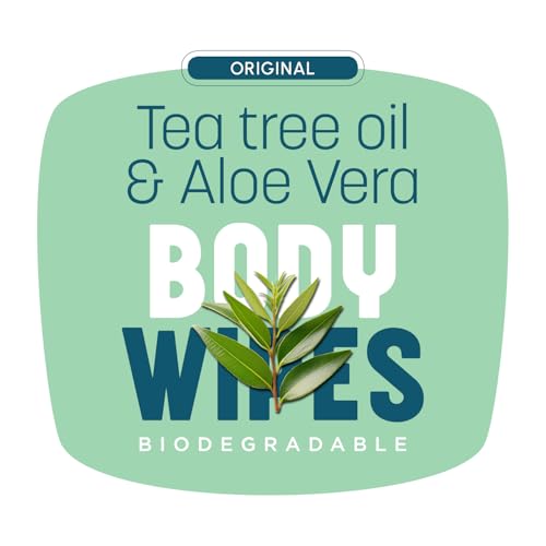 Biodegradable Butt Wipes with Tea Tree Oil (20 Count)