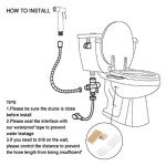 Stainless Steel Bidet Sprayer Kit for Hygiene
