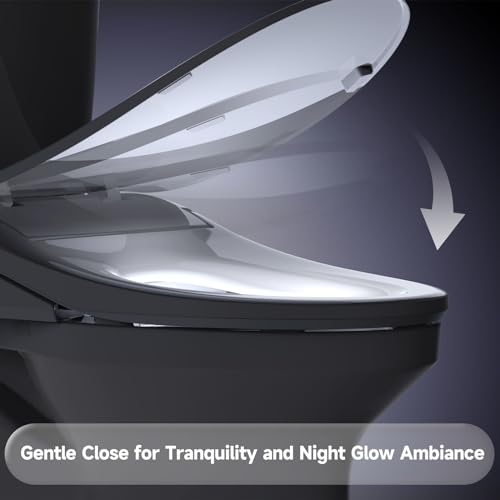 Aquatiz Auto Bidet Toilet Seat: Warm Water & Air