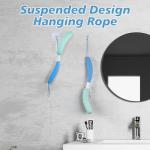 Long-handled Bath Scrubber with Sponge for Elderly Aid