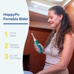 HappyPo XL Butt Shower Portable Bidet (Petrol) - Easy-Bidet 2.0