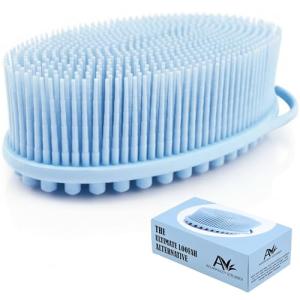 Avilana 2-in-1 Silicone Body Scrubber for Hygienic Cleansing