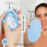 Avilana 2-in-1 Silicone Body Scrubber for Hygienic Cleansing