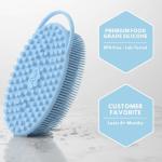 Avilana 2-in-1 Silicone Body Scrubber for Hygienic Cleansing