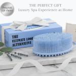 Avilana 2-in-1 Silicone Body Scrubber for Hygienic Cleansing