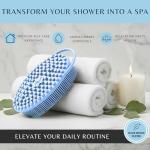 Avilana 2-in-1 Silicone Body Scrubber for Hygienic Cleansing