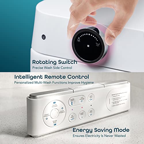 BidetMate 6000 Intelligent Elongated Bidet Toilet - Hands-Free