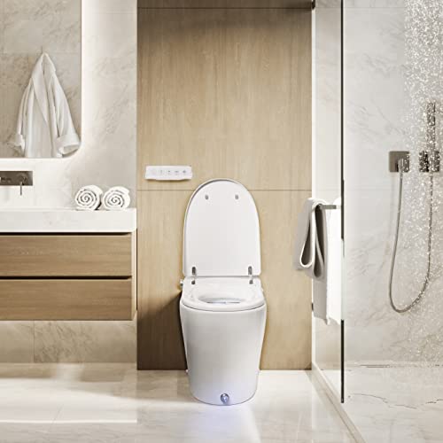 BidetMate 6000 Intelligent Elongated Bidet Toilet - Hands-Free