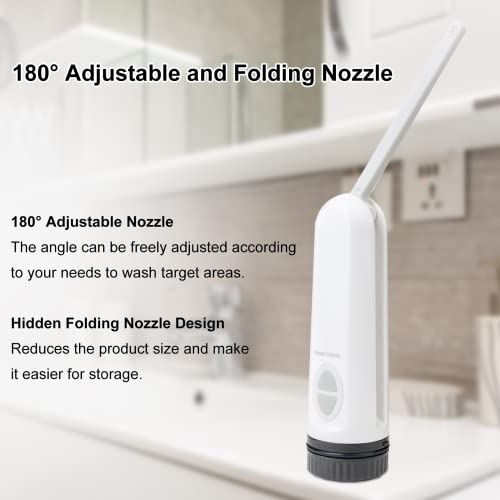 Portable Travel Bidet with Rechargeable Electric Sprayer