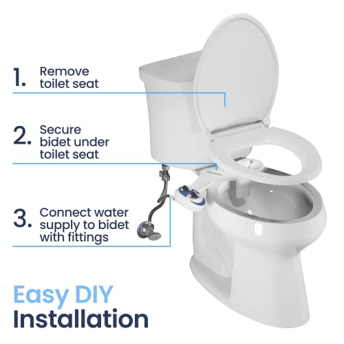 LUXE Bidet NEO 185 - Dual Nozzle Butt Cleaner