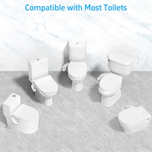 Ultra-Slim Dual Mode Bidet Toilet Seat Attachment