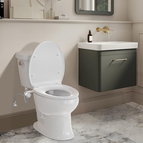 Ultra-Slim Dual Mode Bidet Toilet Seat Attachment