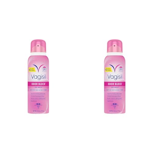 Vagisil Dry Wash Spray for Odor-Free Intimate Hygiene
