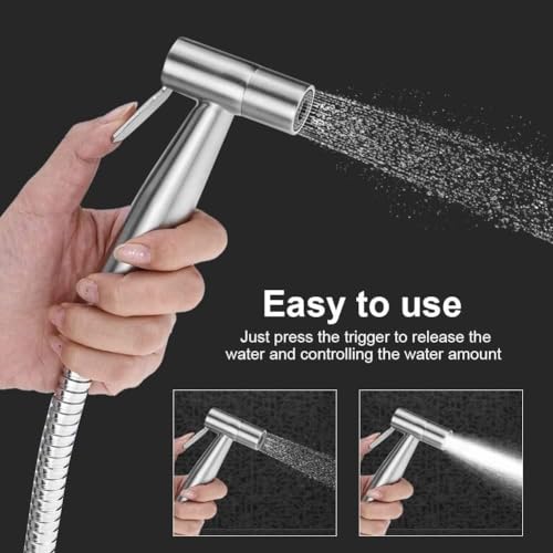 Stainless Steel Bidet Sprayer Kit for Toilet & Pets