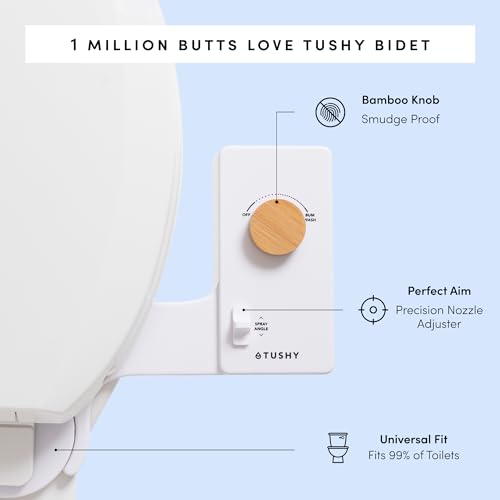 TUSHY Classic 3.0 Bidet Toilet Seat Attachment (Bamboo)