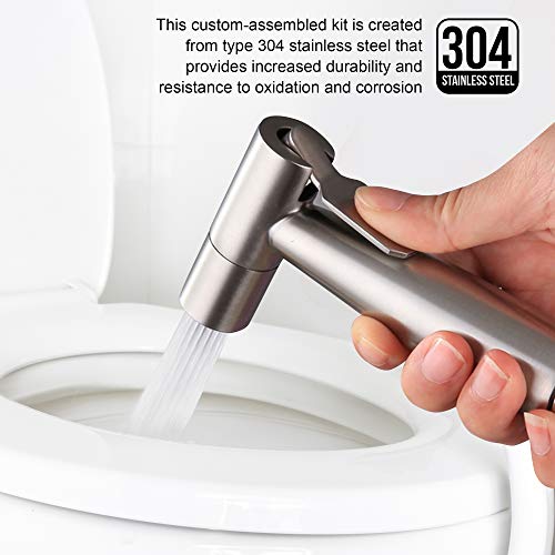 Stainless Steel Bidet Spray Kit for Toilet