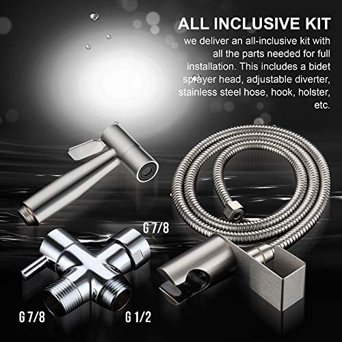Stainless Steel Bidet Spray Kit for Toilet