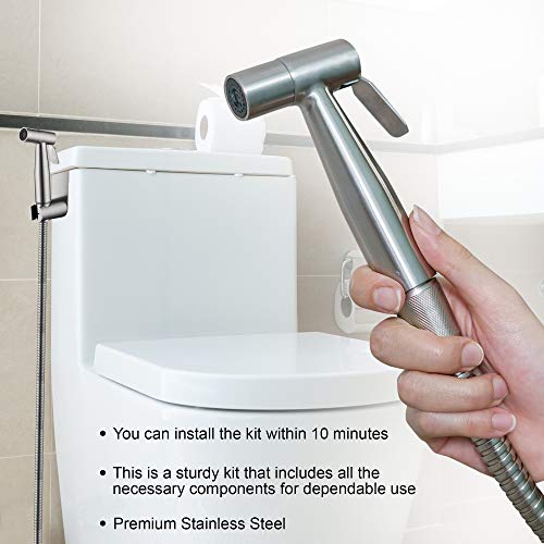 Stainless Steel Bidet Spray Kit for Toilet