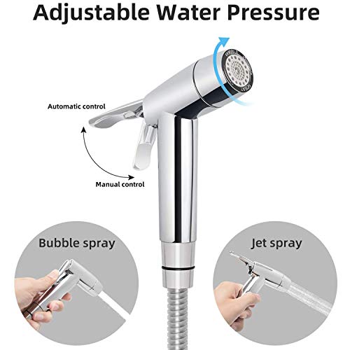 Handheld Bidet Sprayer Set for Bathroom Hygiene, 3-Piece