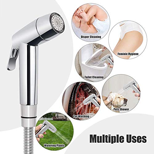 Handheld Bidet Sprayer Set for Bathroom Hygiene, 3-Piece